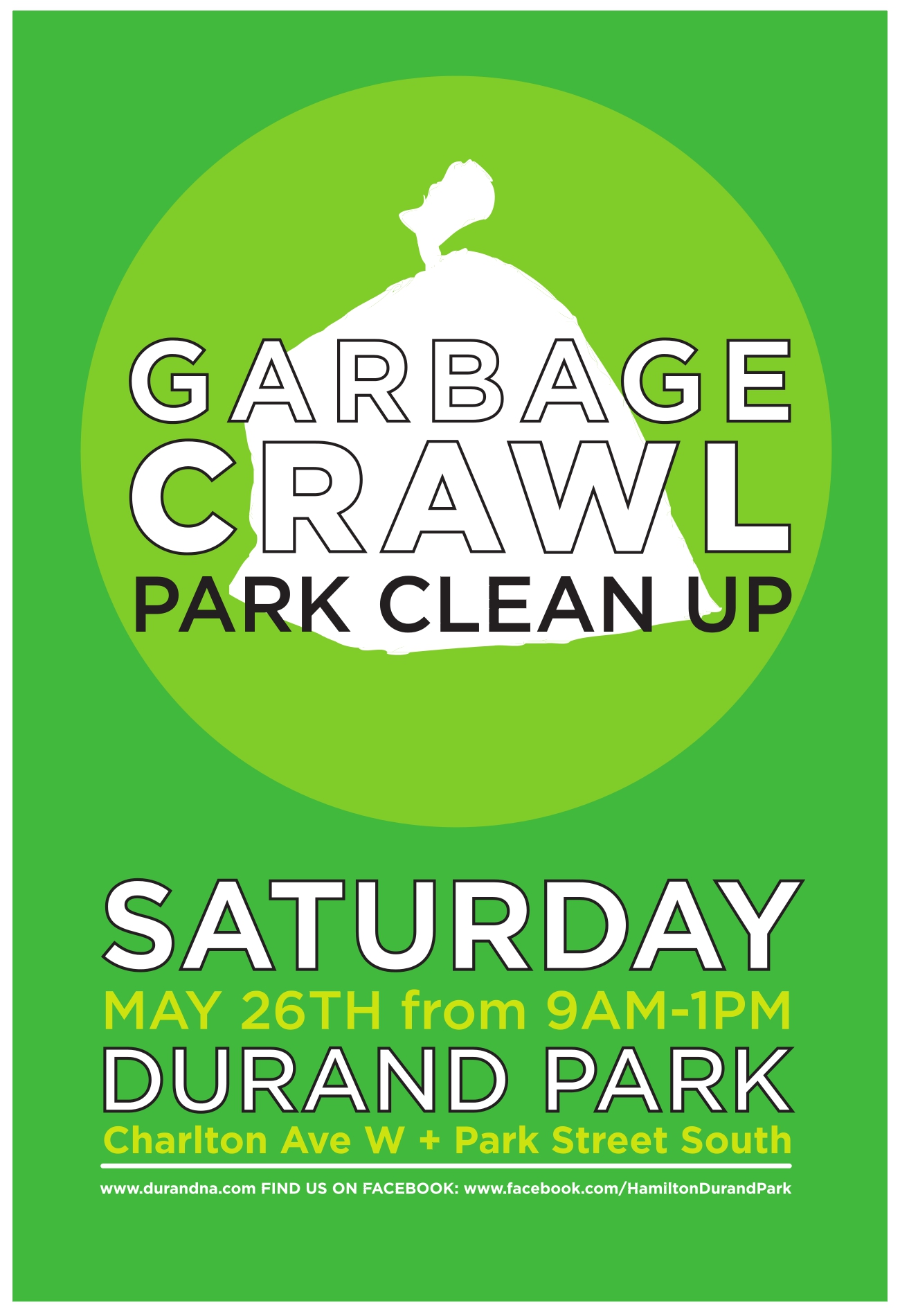 Durand Park Clean Up Poster